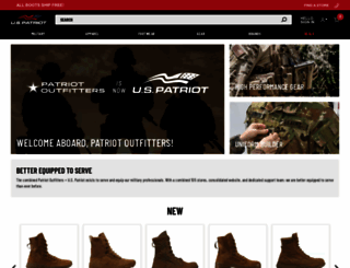 patriotoutfitters.com screenshot
