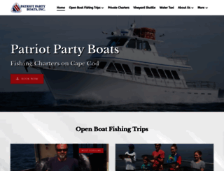 patriotpartyboats.com screenshot