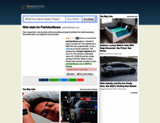 patriotsoftware.com.clearwebstats.com screenshot