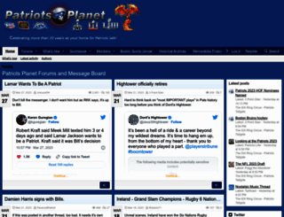 patriotsplanet.com screenshot