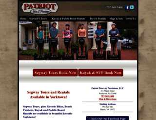 patriottoursva.com screenshot