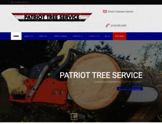 patriottreeservice.com screenshot