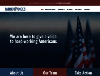 patriotvoices.com screenshot