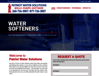 patriotwatersolutions.com screenshot