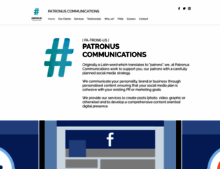 patronuscommunications.com screenshot