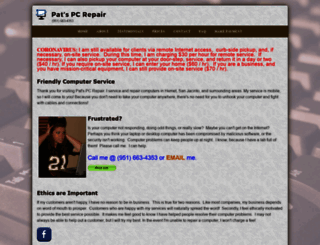 patsrepair.com screenshot