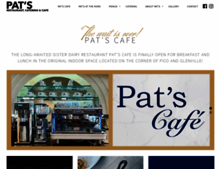 patsrestaurantandcatering.com screenshot