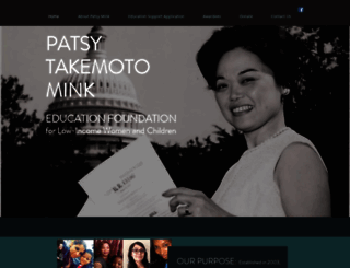 patsyminkfoundation.org screenshot