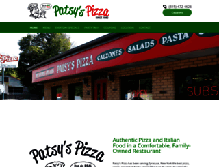 patsyspizza.net screenshot