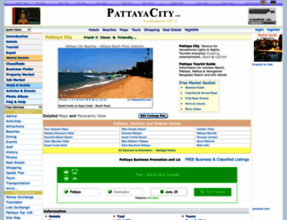 pattayacity.com screenshot
