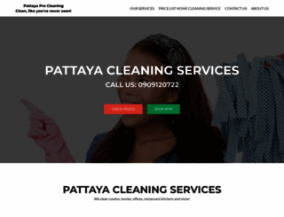 pattayaprocleaning.com screenshot