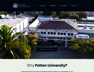 patten.edu screenshot