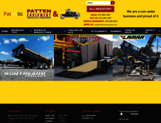 pattenequipment.com screenshot