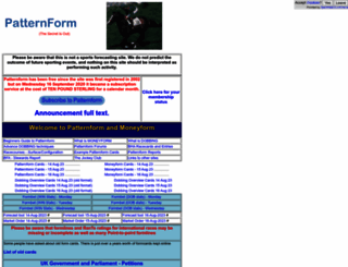 patternform.co.uk screenshot
