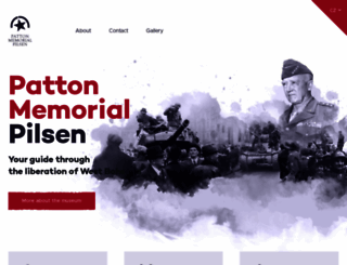 patton-memorial.cz screenshot