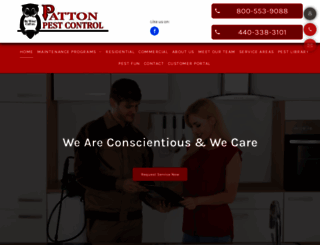 pattonpest.com screenshot