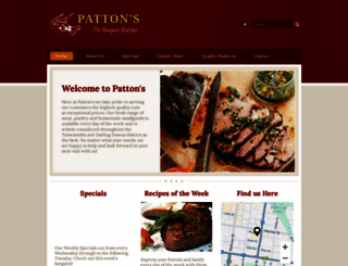 pattonsbargainbutcher.com.au screenshot