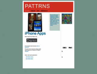 pattrns.com screenshot