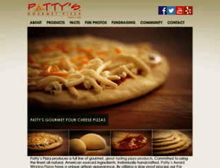 pattyspizza.com screenshot