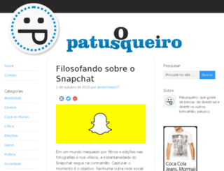 patusqueiro.com.br screenshot