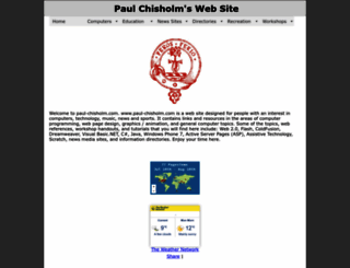 paul-chisholm.com screenshot