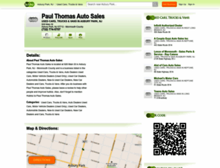 paul-thomas-auto-sales.hub.biz screenshot