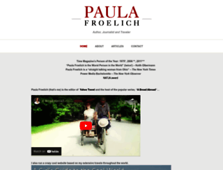 paulafroelich.com screenshot