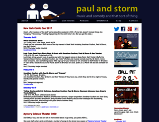 paulandstorm.com screenshot