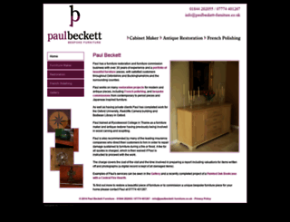 paulbeckett-furniture.co.uk screenshot