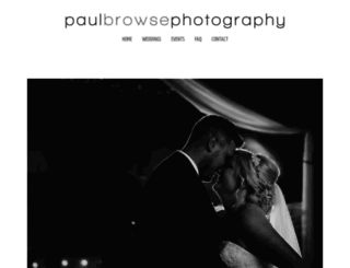 paulbrowsephotography.com screenshot