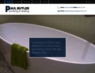 paulbutlerplumbingplymouth.co.uk screenshot