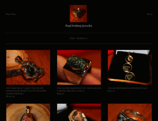 paulfettingjewelry.com screenshot