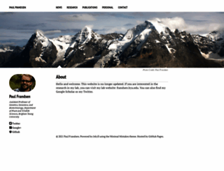 paulfrandsen.com screenshot