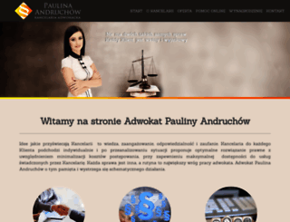 paulinaandruchow.pl screenshot