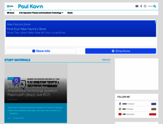 paulkavin.com screenshot