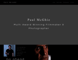 paulmcghie.com screenshot
