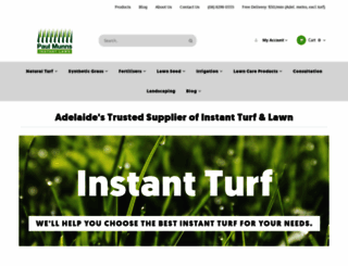 paulmunnsinstantlawn.com.au screenshot