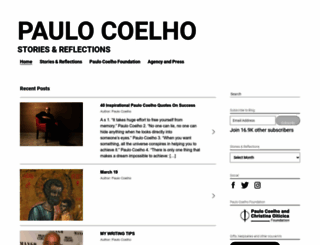 paulocoelhoblog.com screenshot