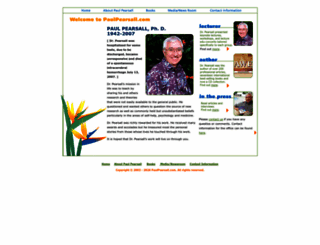 paulpearsall.com screenshot