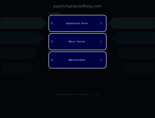 paulrichardsclothing.com screenshot