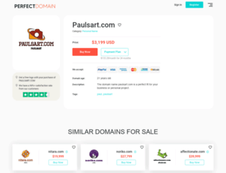 paulsart.com screenshot