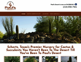paulsdesert.com screenshot