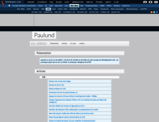 paulund.developpez.com screenshot