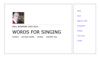 paulwigmore.co.uk screenshot