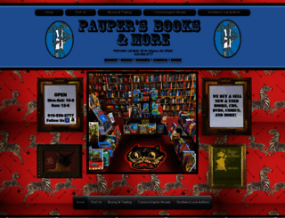 paupersbooks.com screenshot