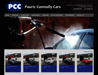 pauricconnollycars.com screenshot