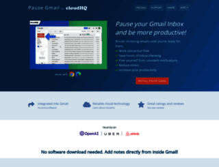 pause-gmail.com screenshot