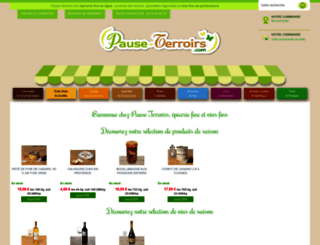 pause-terroirs.com screenshot