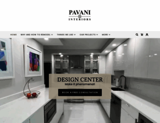 pavaniinteriors.com screenshot