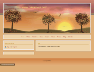 pavanteja.webs.com screenshot